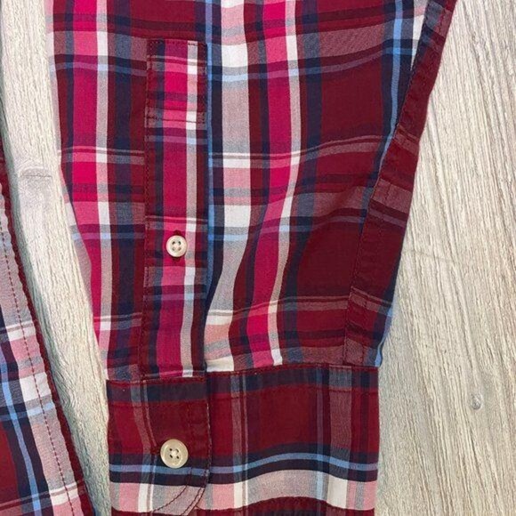 Chaps Men's Long Sleeve Button Up Shirt - Plaid XL - Picture 5 of 5